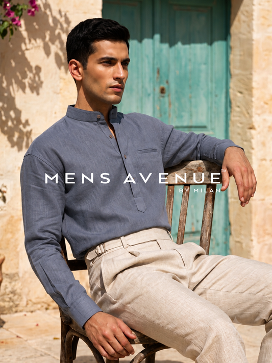 Lilac Linen Shirt