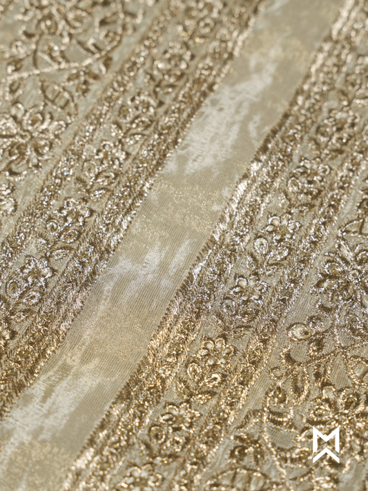 Snow White Embroidered Kurta Set