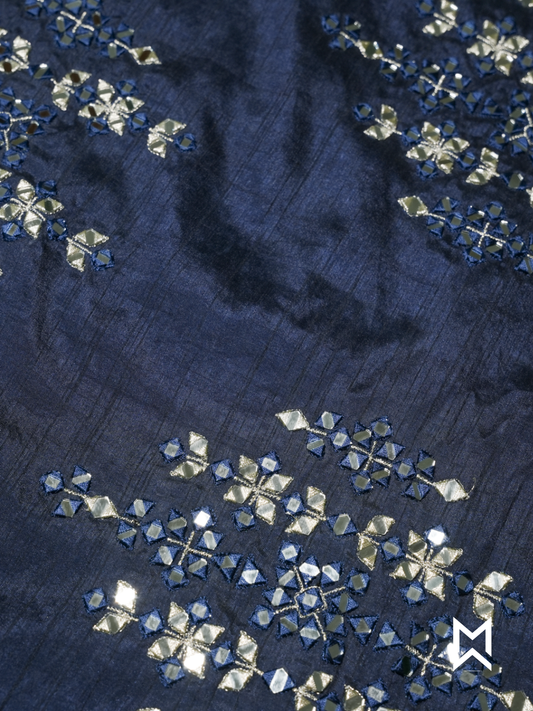Royal Blue Embroidered Kurta Set