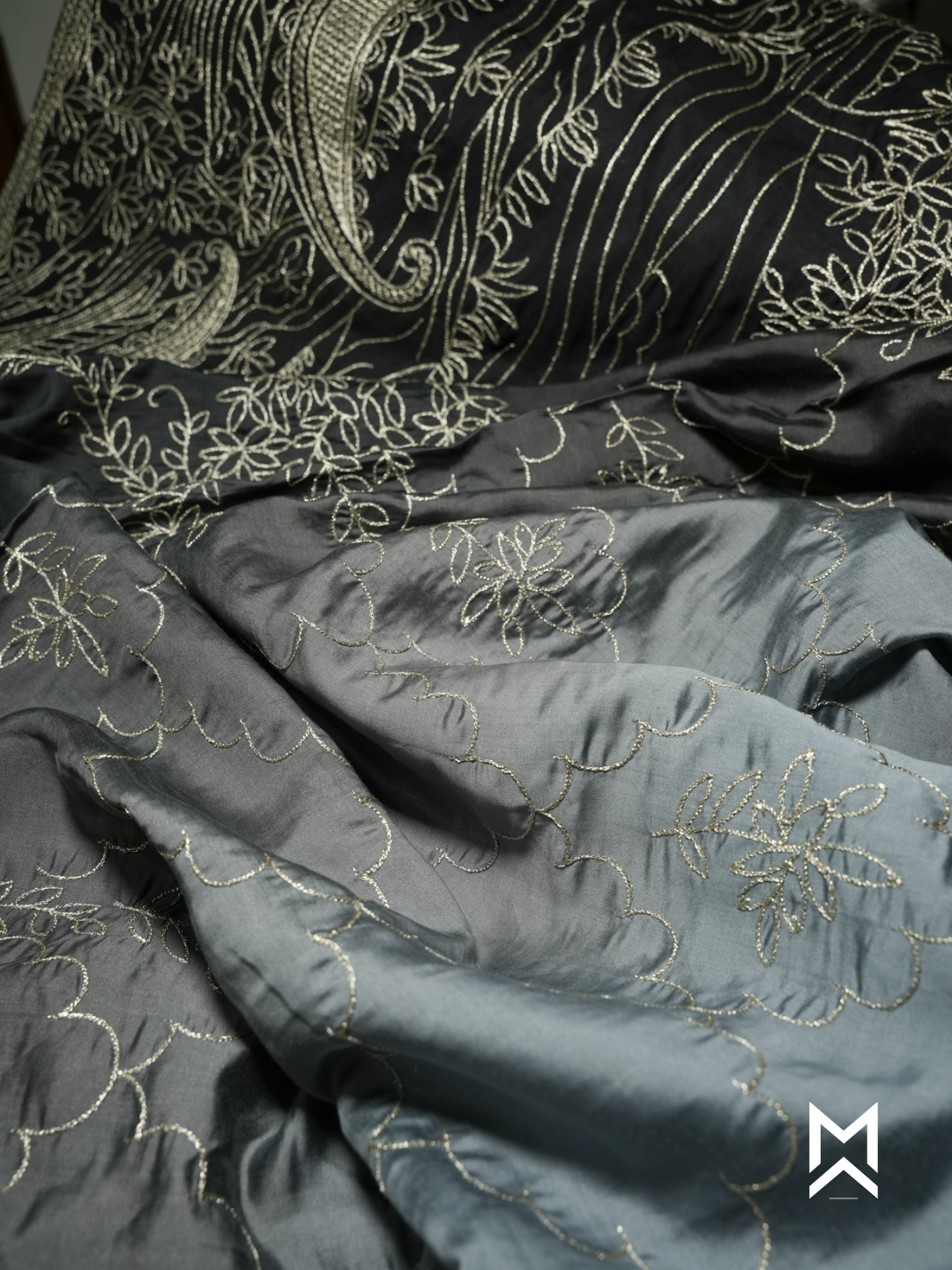 Midnight Embroidered Kurta