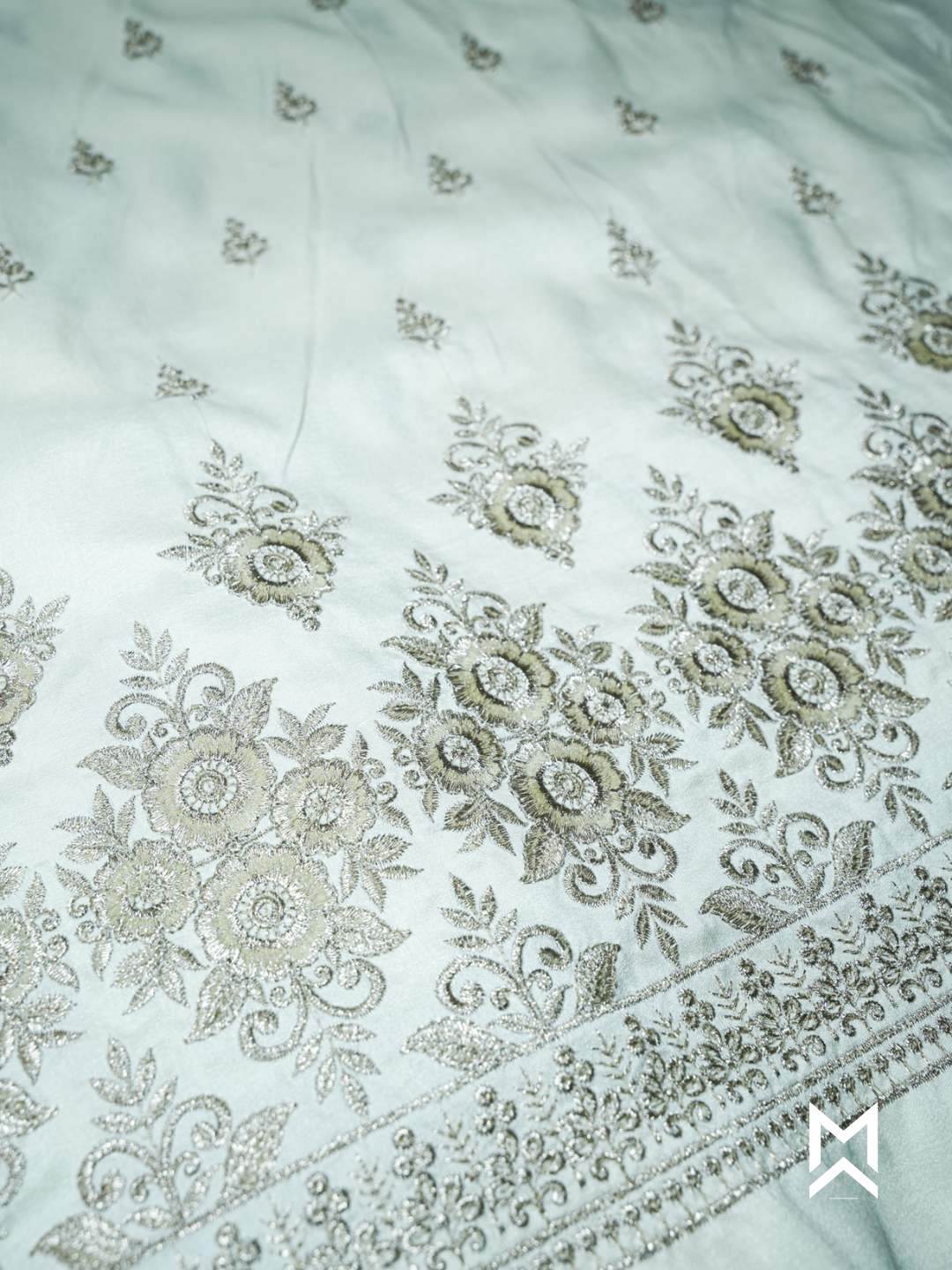 Ivory Cream Embroidered Kurta