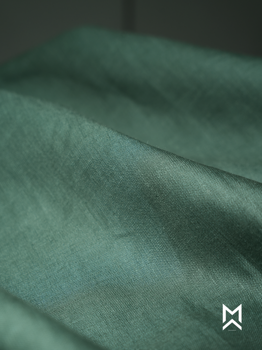 Phthalo Green Linen Shirt