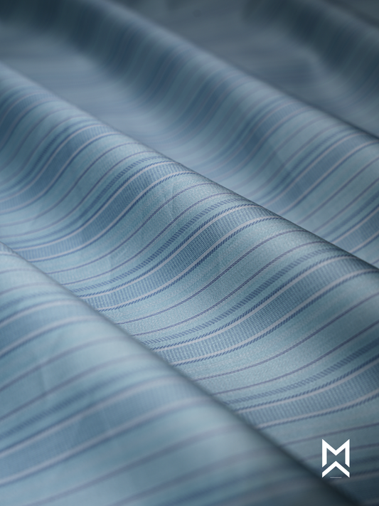 Blue Stripe Cotton Shirt