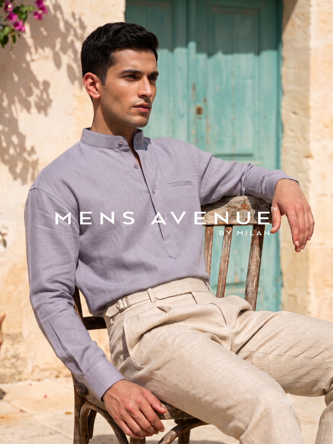 Periwinkle Linen Shirt