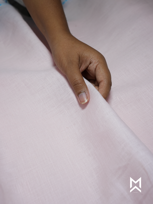 Blush Pink Linen Shirt