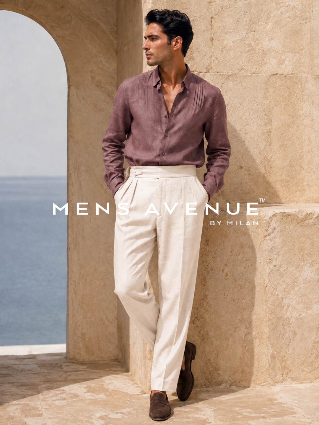 Dusty Rose Linen Shirt