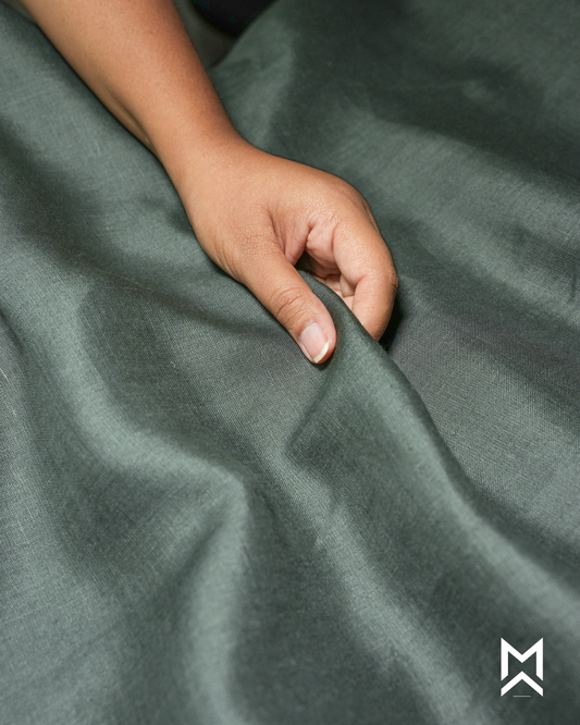 Slate Green Linen Shirt