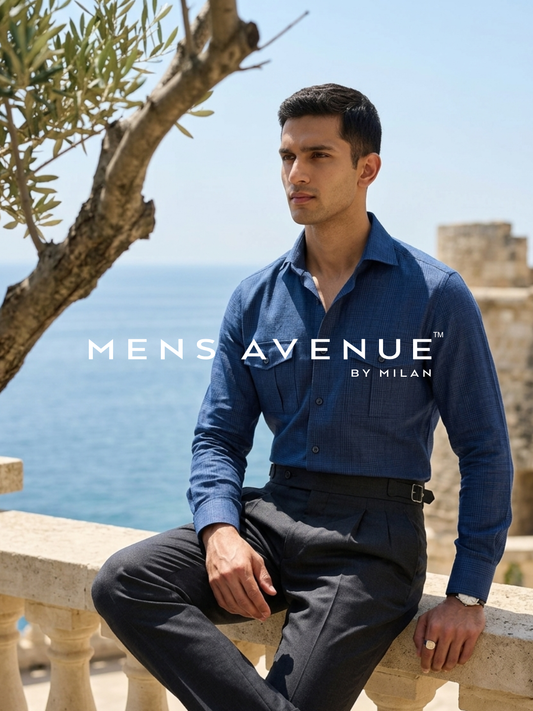 Blue Linen Shirt