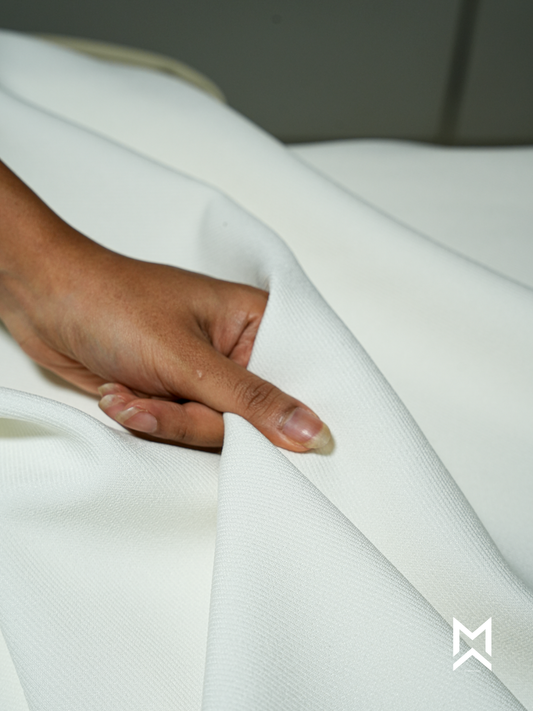 White Solid Imported Trouser