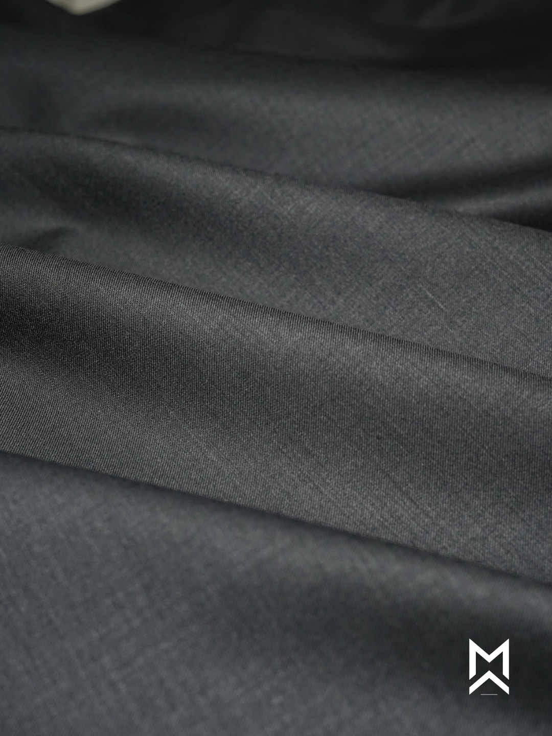 Black Solid Suiting Trouser