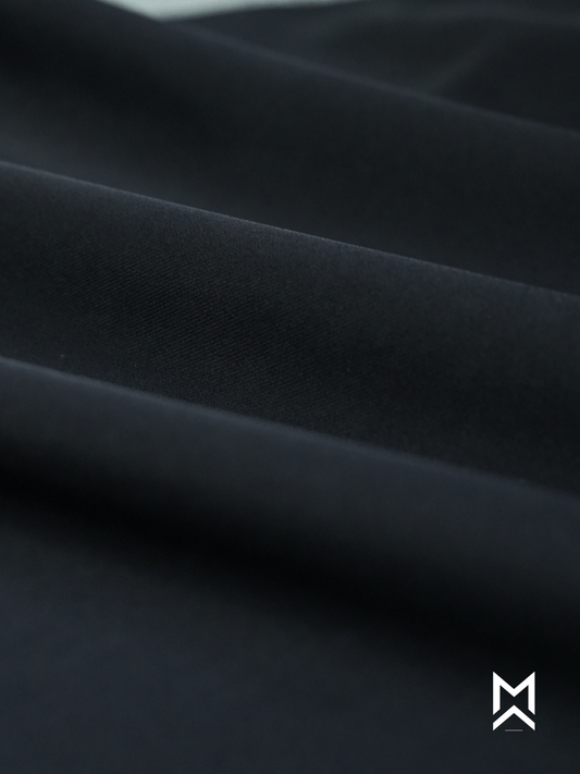 Black Solid Korean Trouser
