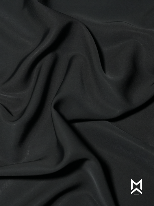 Black Solid Korean Trouser