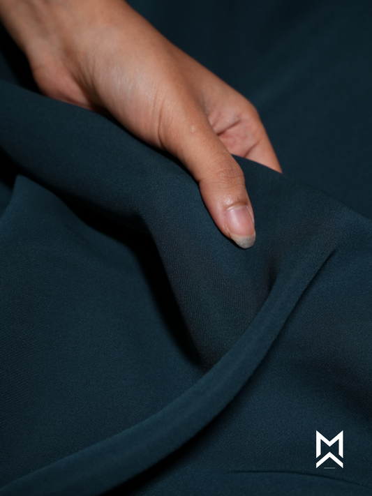 Dark Teal Solid Korean Trouser
