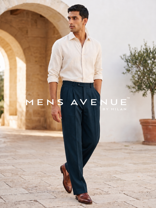 Dark Teal Solid Korean Trouser
