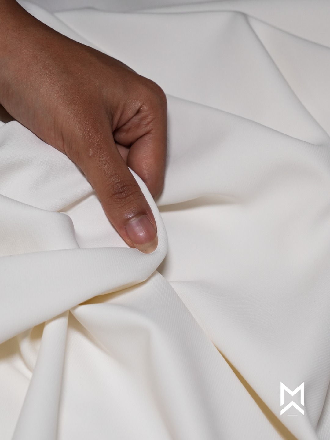 White Solid Korean Trouser