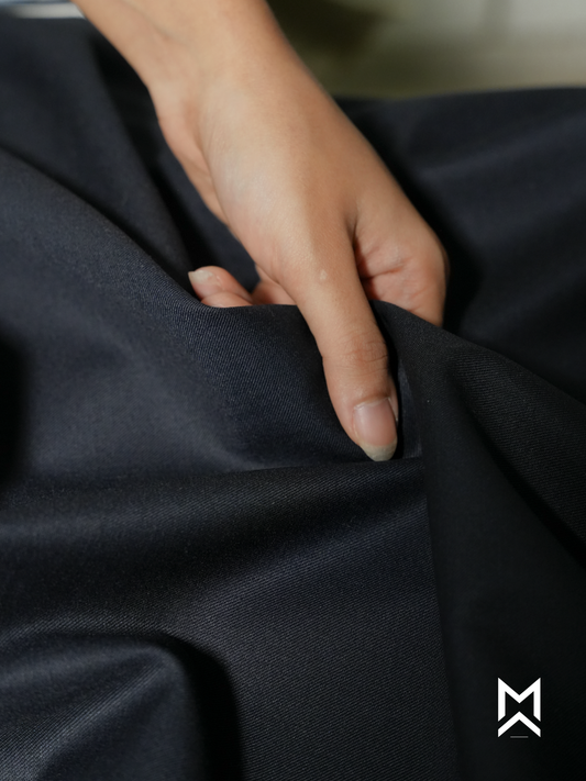 Navy Solid Suiting Trouser