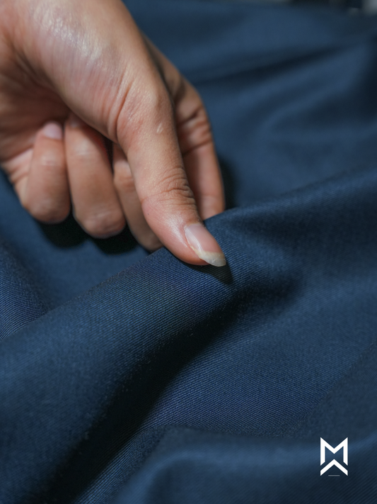 Navy Solid Performance Suiting Trouser