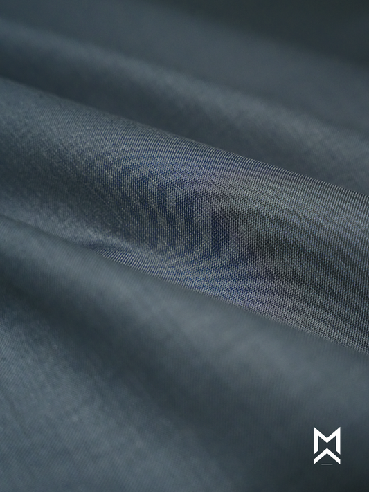 Slate Blue Solid Suiting Trouser